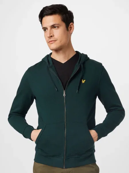 Lyle & Scott Hanorac / verde pin galben