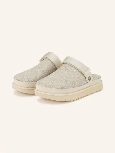 Ugg Sandały Na Platformie Goldenstar Crackle weiss białe