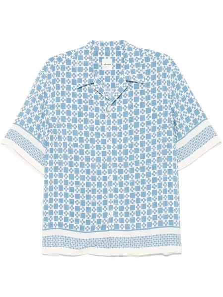 Kratak košulja Sandro plava