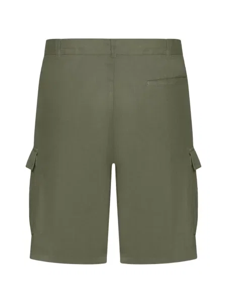 Pantaloni scurți cargo 120% Lino de in verde