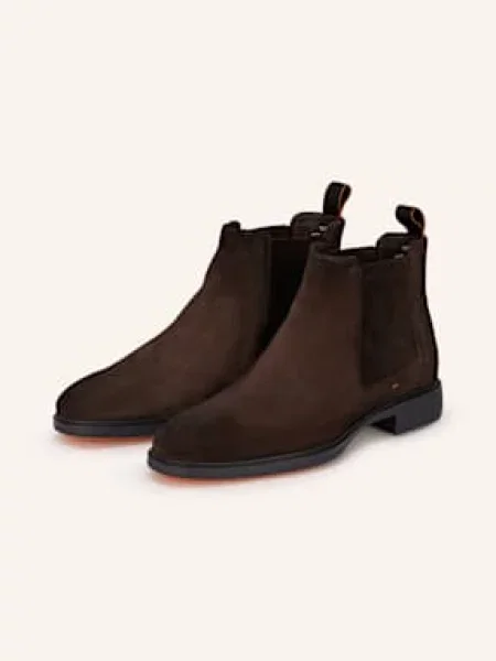 Santoni Botki Chelsea braun