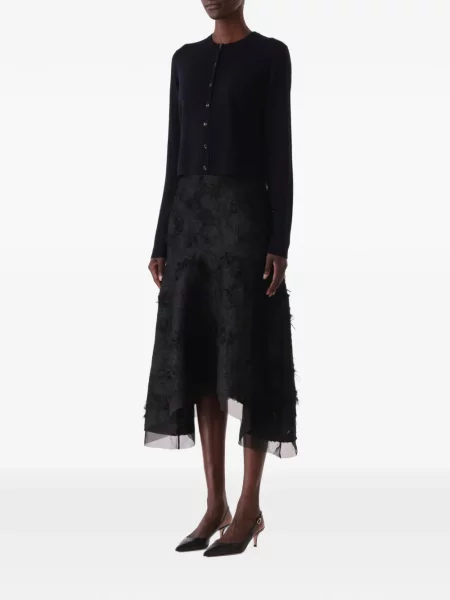 Keprový kardigan Jason Wu Collection černý
