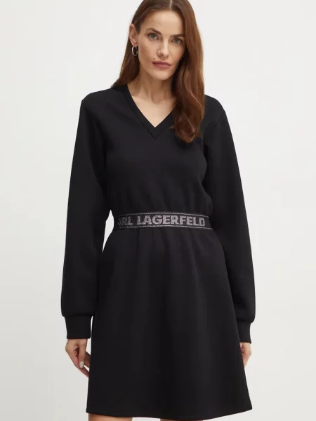 Karl Lagerfeld Rochie negru