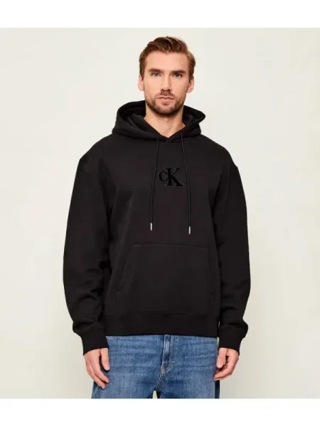 Geacă de blugi Calvin Klein Jeans negru