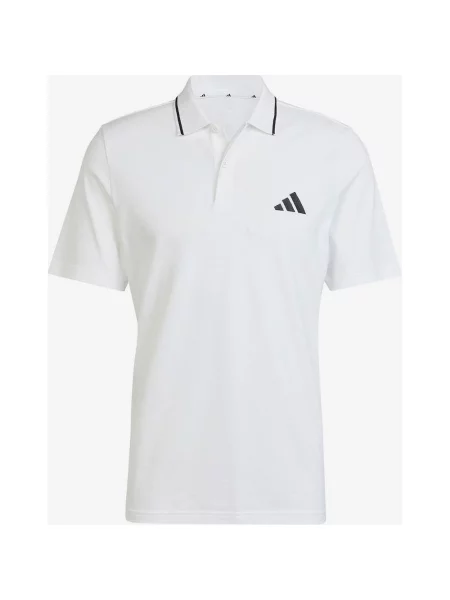 Koszulka polo adidas Essentials Logo Małe Piqué krótki rękaw XS biała
