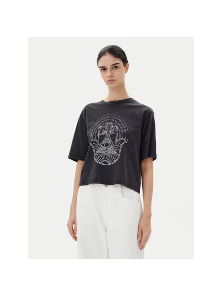 JDY Majica Carla Regular Fit črna