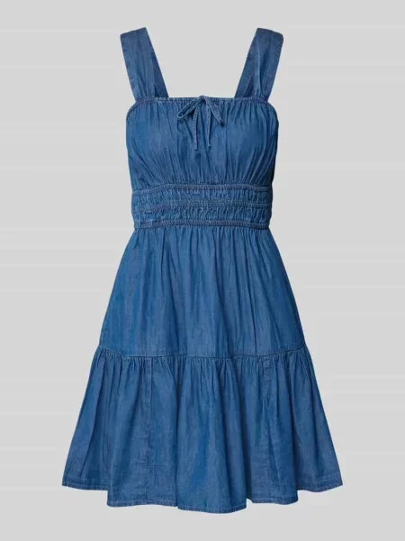 Sukienka mini z efektem stopniowania Gap niebieska