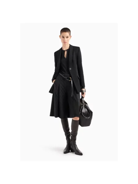 Marynarka Giorgio Armani wełniana czarna