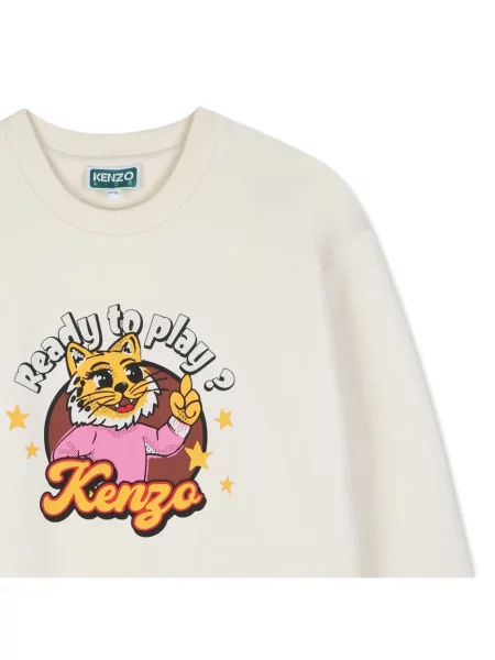 Sweter dziecięcy Kenzo biały