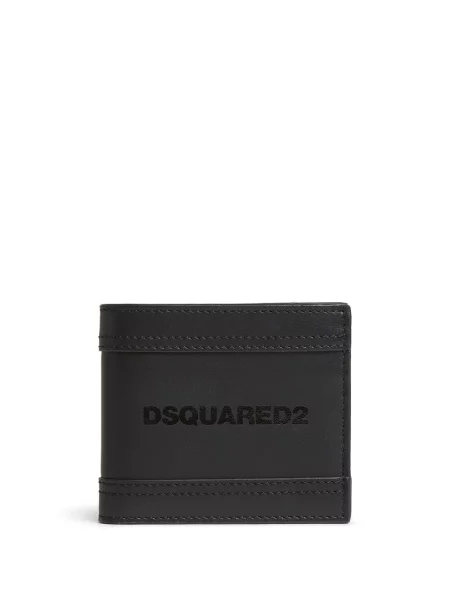 Portofel Dsquared2 cu imagine negru