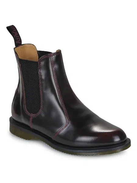Členkové topánky Dr. Martens vínová