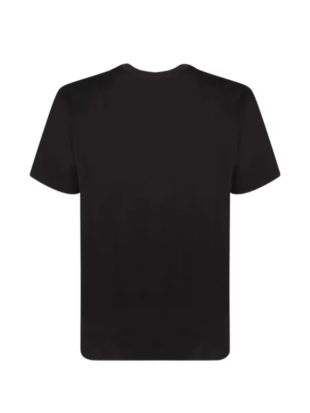 Тениска Emporio Armani с принт черно