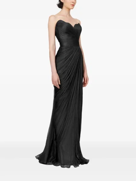 Plisuotas kostiumas suknele Iris Serban juoda