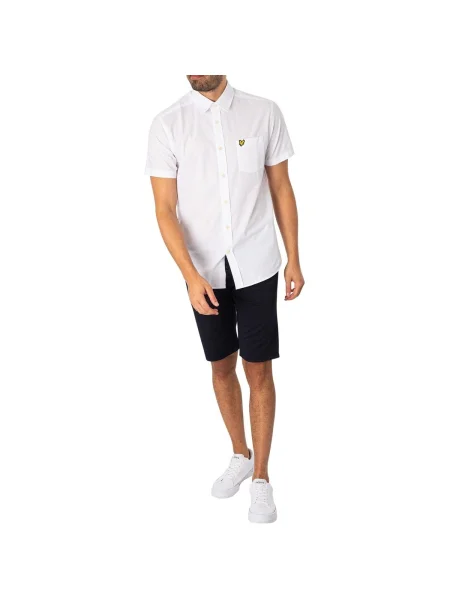 Pantaloni Lyle & Scott albastru