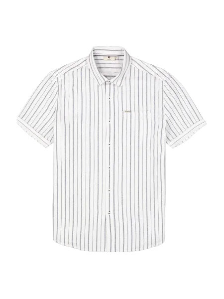 GARCIA Cămașă bleumarin alb