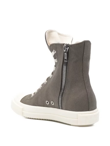 Маратонки Rick Owens Drkshdw с връзки с дантела сиво