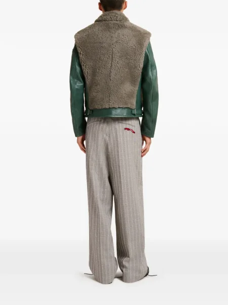 Geanta de piele Marni verde