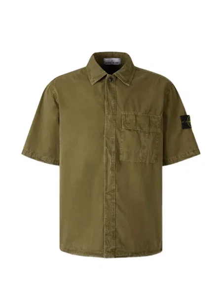 Къс риза Stone Island камъни зелено