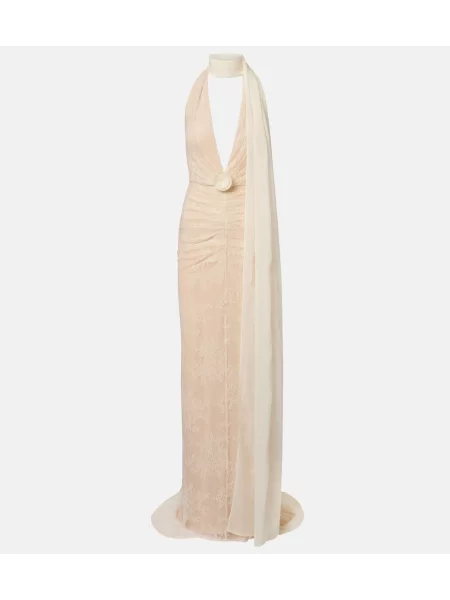 Rochie De La Vali din tul bej
