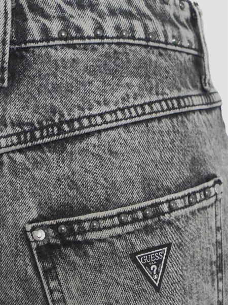 Джинсова спідниця GUESS сірий