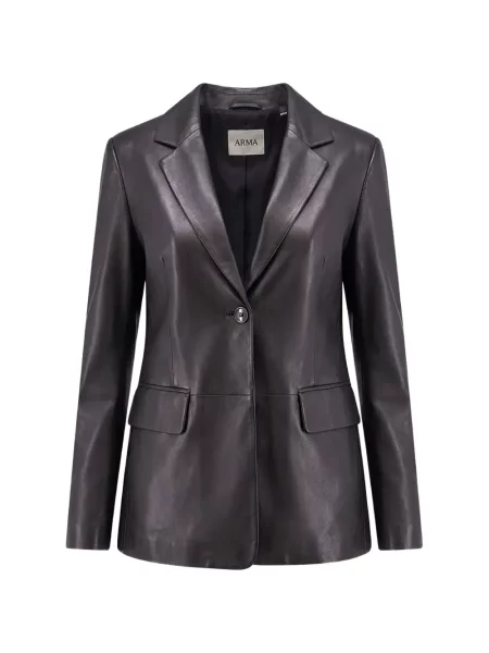 Sacou Arma din piele negru