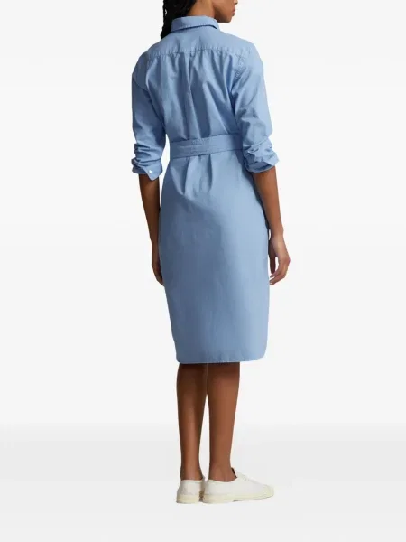 Cu centură curea Polo Ralph Lauren tricotate cu dungi albastru