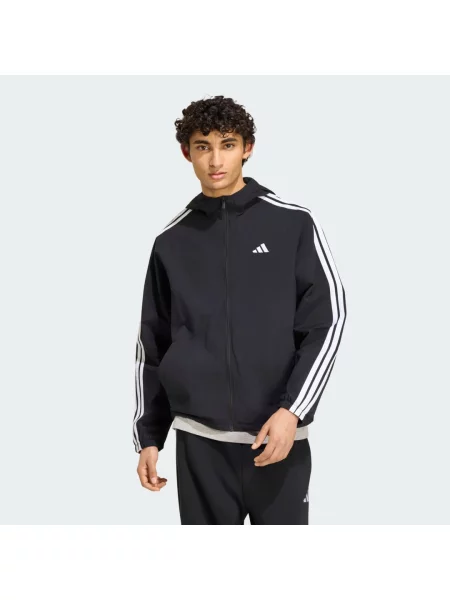Tkaná větrovka Essentials bílá