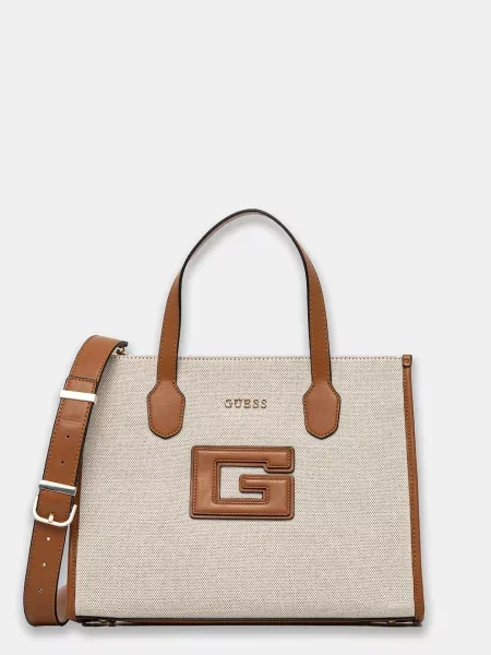 Чанта Guess кафяво