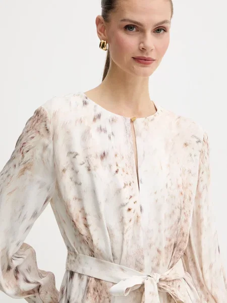 Сукня Marciano Guess DENISE mini розкльошена бежевий