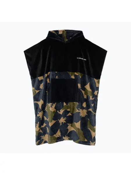 Férfi poncsó Quiksilver Hoody Towel Boy grape leaf. Méret: x 89 cm lila