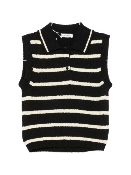 Top Altuzarra fără mâneci negru