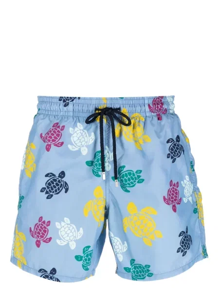 Slip de baie Vilebrequin cu imagine cu cordon albastru