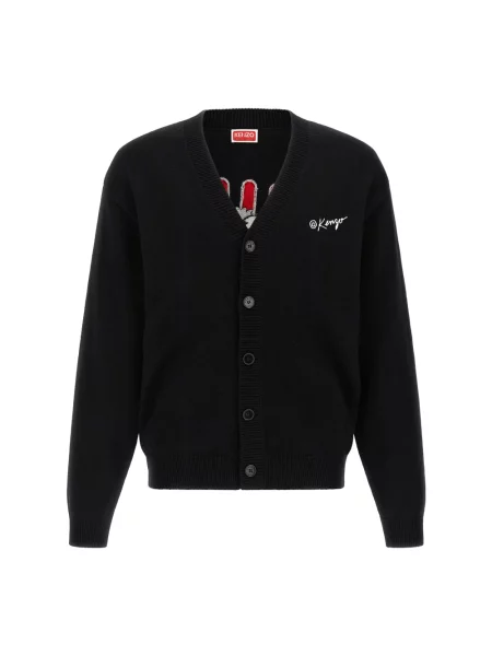 Kardigan Kenzo w tygrysie prążki czarny