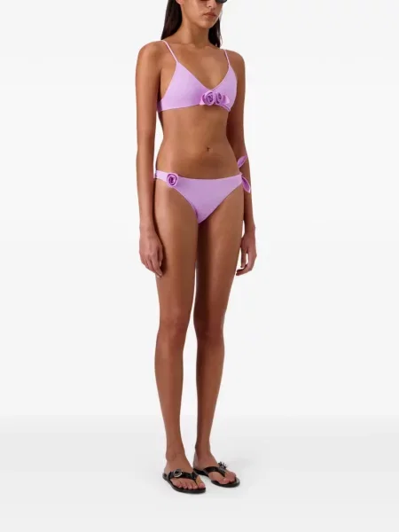 Bikini Coperni cu model floral violet