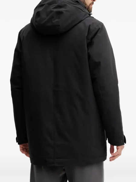 Geacă Jack Wolfskin cu glugă negru