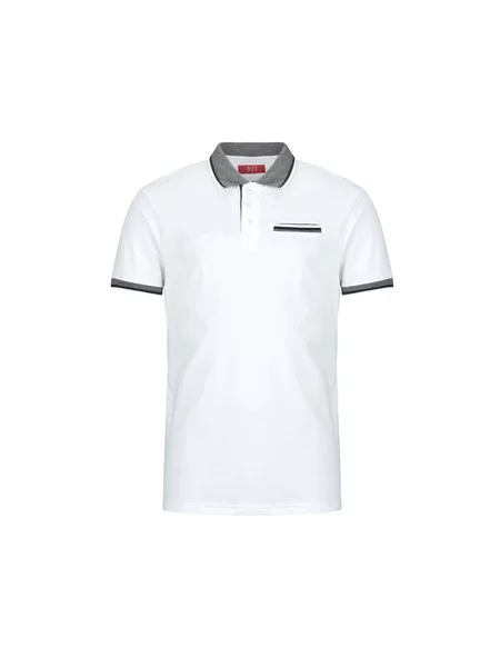 Polo majica Botd s kratkimi rokavi bela