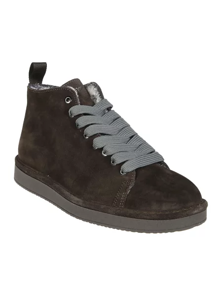 Sneakersy Panchic z wysokim kołnierzem brązowe
