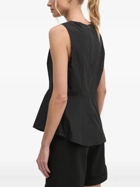 Bluză Dkny asimetrică negru