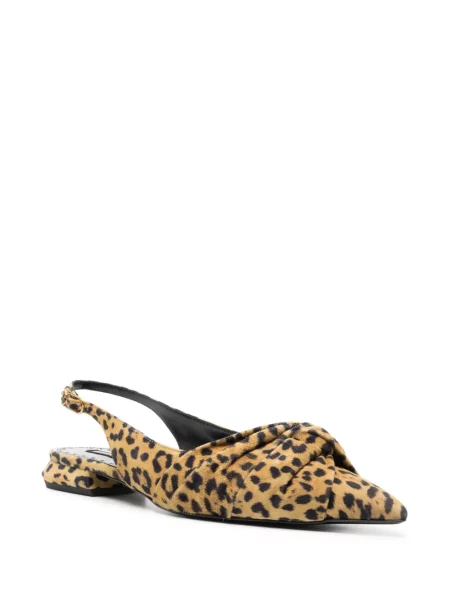 Pantofi cu toc Roberto Cavalli cu imagine cu model leopard maro