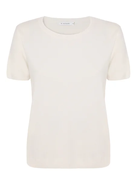 TATUUM Pulover Honi murdar alb