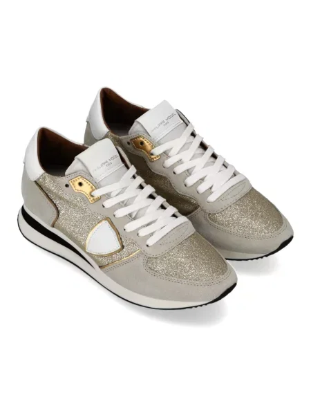 Buty do biegania Philippe Model skórzane do biegania beżowe