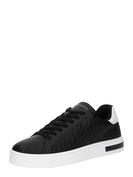 ARMANI EXCHANGE Nizke superge LONDON / bela črna