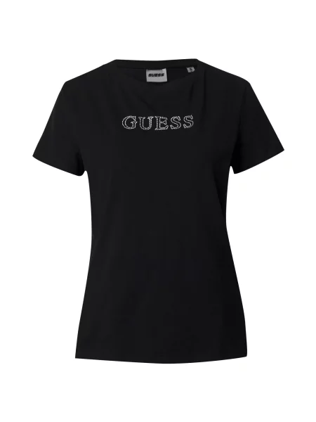 GUESS Tricou funcțional BRIANA gri argintiu negru