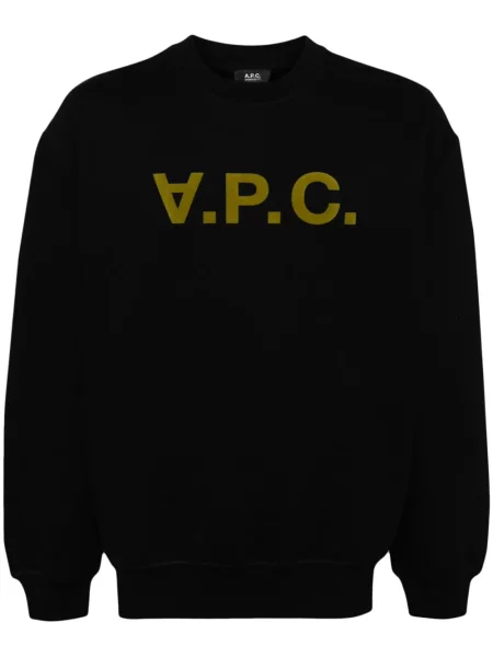 Hanorac A.p.c. cu imagine negru