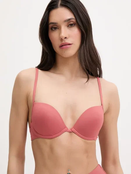 Calvin Klein plavková podprsenka růžová