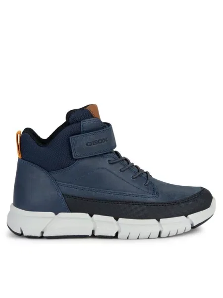 Geox Μπότες J Flexyper Boy S Σκούρο μπλε