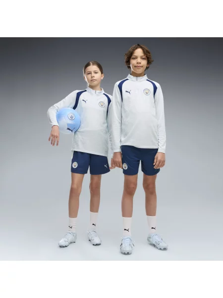 PUMA Młodzieżowe szorty treningowe Manchester City Odzież niebieski