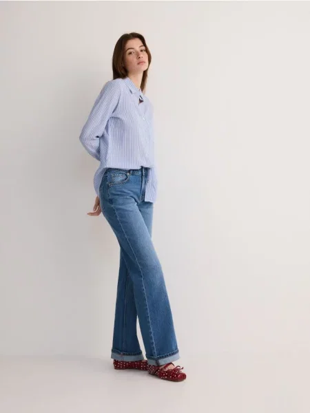Reserved сорочка regular fit світло-блакитний блакитна