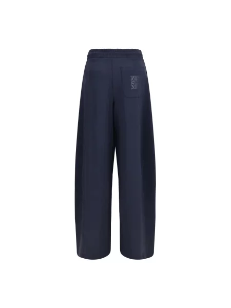 Spodnie Max Mara niebieskie