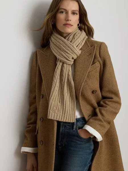 Шерстяной шарф Lauren Ralph Lauren